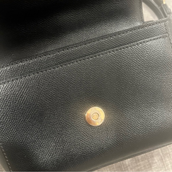 Michael Michael Kors Jet Set Extra-Small Crossbody Holliday black and gold - Picture 10 of 11